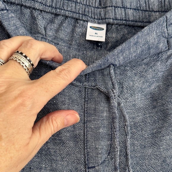 Ladies Old Navy XL Linen Blend Crop Pants - Picture 2 of 6